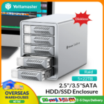 1005009096460279-Yottamaster DataStriver Gabinete 5 Baias 2.5/3.5 SATA USB 3.0