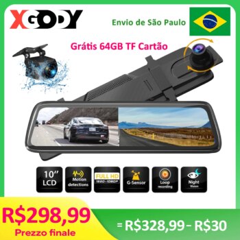 1005009410125953-Espelho Retrovisor Inteligente Xgody