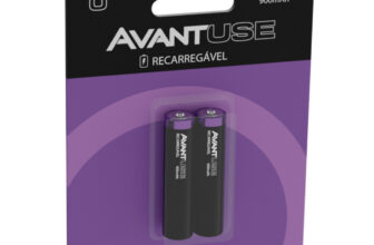 18197808404-Kit Pilhas Recarregáveis AAA Palito 1000MAH 1.2V Avant Use