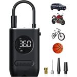 19898186934-Mini Compressor de Ar Portatil Bomba Recarregável Digital