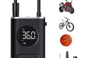 19898186934-Mini Compressor de Ar Portatil Bomba Recarregável Digital