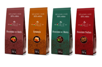 22693640990-Kit 4 Cafés Torrado e Moído Aromatizados - Variedade de Aromas