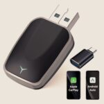 29018048912-Adaptador 2 Em 1 CarPlay e Android Auto (Com Fio para Sem Fio)