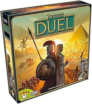 B0779L912B-Galápagos 7 Wonders Duel Jogo de Estratégia para 2 Jogadores 30 Minutos