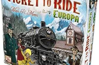 B07CK1RCNB-Galápagos Ticket To Ride: Europa Jogo De Tabuleiro 2 a 5 Jogadores 30 Minutos