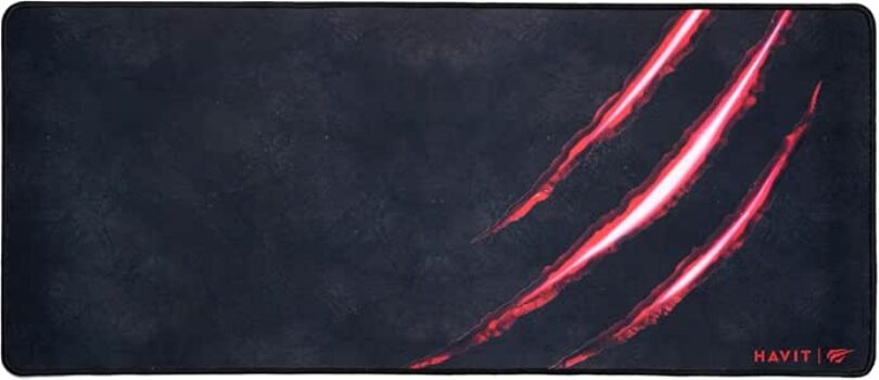 B07K11FVBY-Havit Mouse Pad Grande 70x30cm Gamer Hv-Mp861 Movimento Suave Costurado Preto