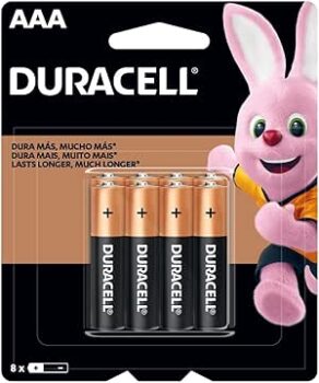 B07LCTKD4D-Duracell Pilha Alcalina AAA 8 Unidades
