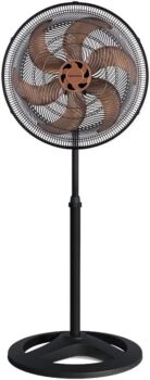 B07QCD4PWM-Ventisol Ventilador De Coluna Oscilante Turbo 6 Pás Premium Bronze 50Cm 220V