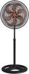 B07QCD4PWM-Ventisol Ventilador De Coluna Oscilante Turbo 6 Pás Premium Bronze 50Cm 220V