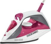 B07WD5662Z-Black+Decker Ferro a Vapor FX2200 Base Antiaderente Rosa 110V