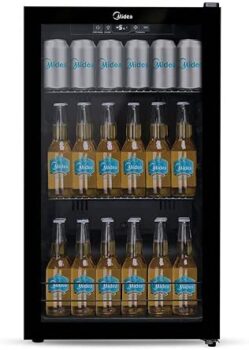 B082MQMFXJ-Midea Cervejeira Flex 96L Preto 110V