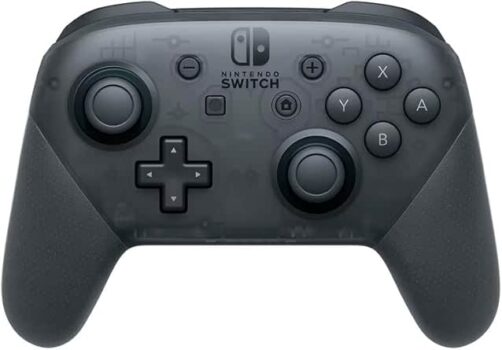 B08M141D9N-Nintendo Controle Switch Pro Sem Fio Vibração HD Controle Movimento Amiibo Cinza