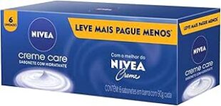 B08VGBZGWV-Nivea Sabonete Barra Creme Care Promo 6 Un. 90G