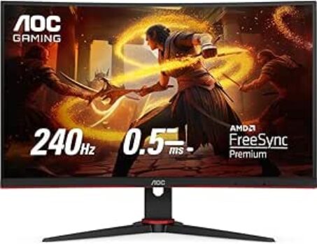 B09FFWRDTP-AOC Monitor Gamer Legend 27 240Hz 05Ms Preto/Vermelho C27G2Ze