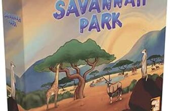 B09X7JRPGJ-Galápagos Savannah Park Jogo De Tabuleiro Para Família 1 A 4 Jogadores