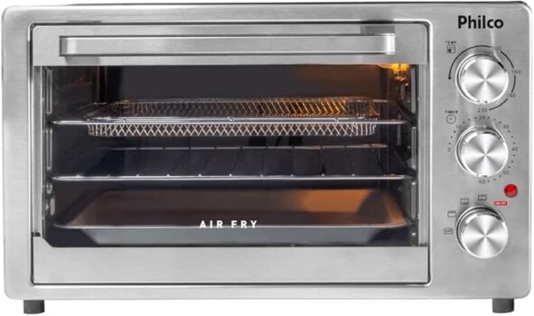 B0BGQB961M-Forno Elétrico Philco Pfe40I Air Fry 2 em 1 40 Litros 220V