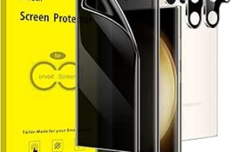 B0BR2B4N2T-Jetech Película Privacidade Flexível TPU Galaxy S23 Ultra 5G