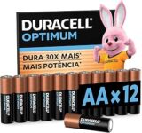 B0BXYD49TV-Duracell Pilha Optimum Aa Com 12 Unidades