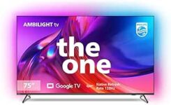 B0C6FPW25N-Philips Smart TV Ambilight The One 75" 4K 120Hz Google TV