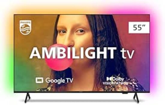 B0CCJXV795-Smart TV Philips Ambilight 55" 4K 55Pug7908/78 Google TV VRR/ALLM