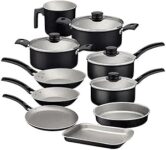 B0CDR1SKHR-Jogo De Panelas Tramontina Turim Alumínio Antiaderente Starflon Max Preto 10...