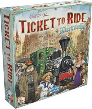 B0CFSDB2DT-Galápagos Ticket To Ride: Alemanha Jogo De Tabuleiro 2-5 Jogadores 30-60 Min