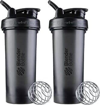 B0CTNPSDJN-Blenderbottle Coqueteleira Clássica V2 800 Ml Pacote Com 2 Preto