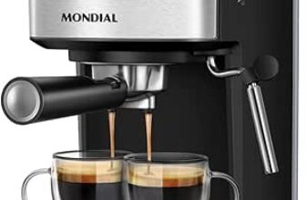 B0D3FPHMK9-Mondial Cafeteira Espresso Dolce Crema 20 Bar 110V