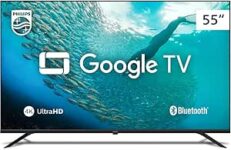 B0DFRQH5Q7-Philips Smart TV 55" 4K UHD 55PUG7019/78 Google TV