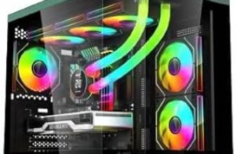 B0DH91YPPM-Gabinete Gamer Acer V951 Bk Vidro Temperado Visão 270º