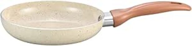 B0DLXN2JNX-Oikos Frigideira Antiaderente Terrara 18cm Cerâmica 5 Camadas Bege