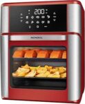 B0DVB53FZ8-Mondial Air Fryer Forno 12L Vermelho/Inox