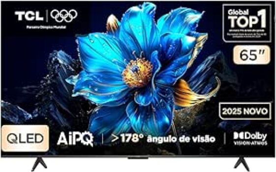 B0F1GJ7Y73-Smart Tv Tcl 65 Polegadas Qled 4K P7K Google Tv HDR10+ Dolby Atmos
