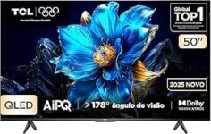 B0F1H26GFQ-TCL 50 Polegadas Qled 4K P7K Wifi Bluetooth Google Tv Hdr10+ Dolby Atmos Dolb...