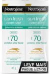 B0F4G9HWF7-Neutrogena Sun Fresh Protetor Solar Facial Pele Oleosa FPS 70 Sem Cor Kit 2x40g