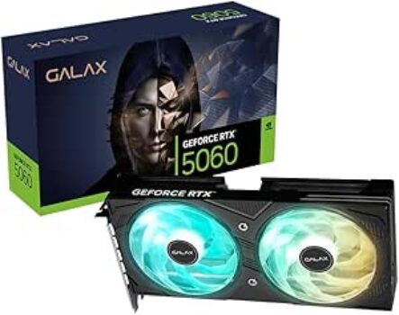 B0FDC8QC2D-Galax RTX 5060 EX 8GB Black GF 128Bits GDDR7