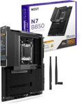 B0FK13RWDJ-Nzxt Placa Mãe N7 B850 AM5 ATX DDR5 PCIe 5.0 Wi-Fi 6E LAN 2.5 Gbe