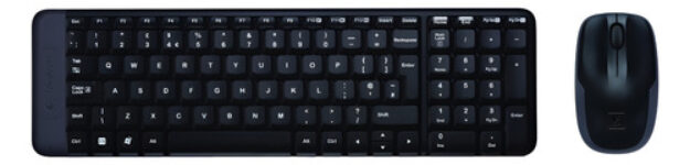MLB18610828-Logitech MK220 Kit Teclado e Mouse Sem Fio