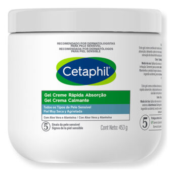 MLB20683990-Cetaphil Gel Creme Rápida Absorção Aloe Vera 453g