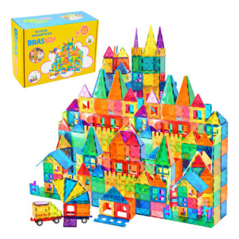 MLB21362614-BrasToy Blocos Magnéticos Construção Empilhamento Jogo Educativo