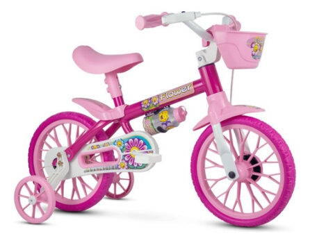 MLB22315657-Nathor Bicicleta Infantil Flower Aro 12