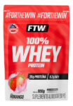 MLB24167109-FTW Whey Protein 100% Concentrado Refil Morango 900g
