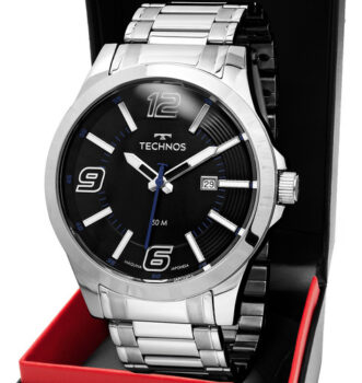 MLB25994982-Technos Soul Relógio Masculino Prateado