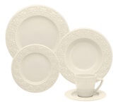 MLB35476756-Oxford Mendi Aparelho de Jantar e Chá 30 Peças Marfim Branco