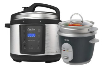 MLB37716577-Kit Panela de Pressão e Panela Elétrica de Arroz Oster