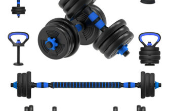 MLB3845988935-Halteres Kettlebell Barbell Regulável Kit 17 Peças até 10kg