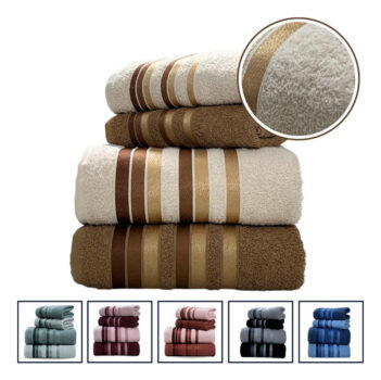 MLB4089085743-Jogo De Toalha 2 Banho 2 Rosto 100% Algodão