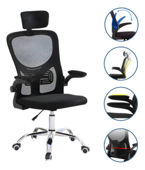 MLB4244923563-Cadeira De Escritório Executiva Presidente Office Até 150kg