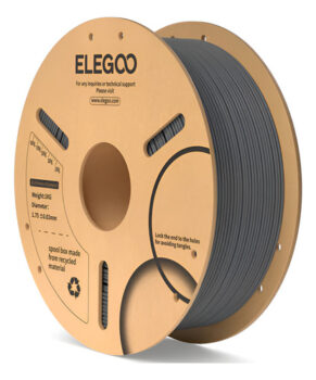 MLB44382182-Elegoo Filamento PLA Premium 1.75mm Grey Space 1kg
