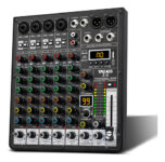 MLB45335363-Mesa de Som TKLBLS Z6 6 Canais Bluetooth 99 Efeitos +48v USB PC